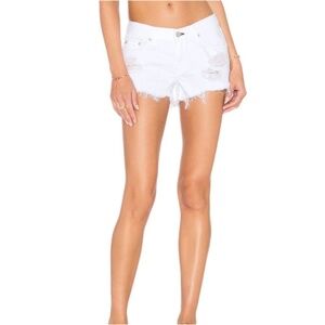 RAG & BONE EUC Denim Cut Offs Shorts White Marin 27 Jeans Jean